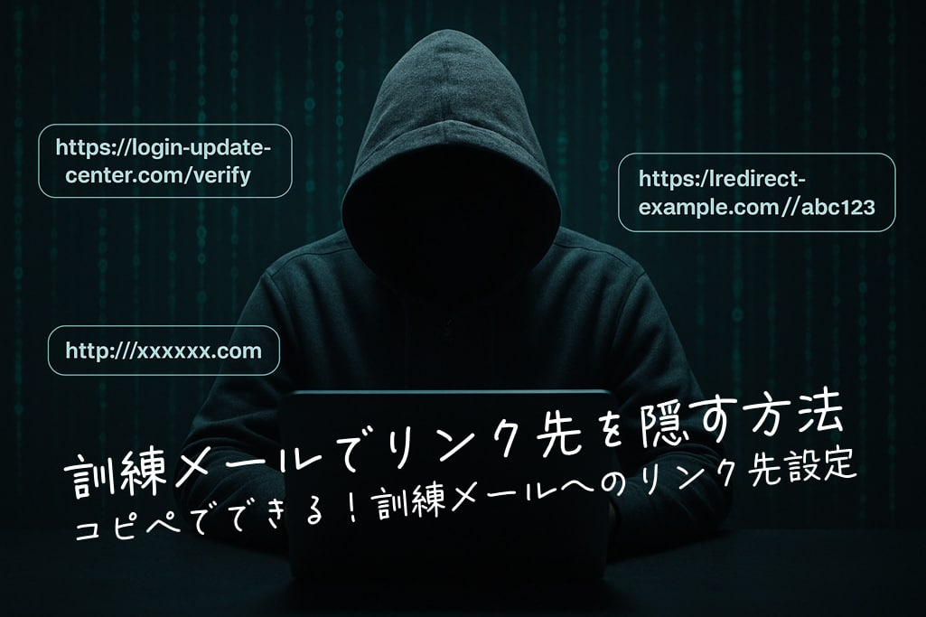 【初心者向け】訓練メールでリンク先を隠す方法