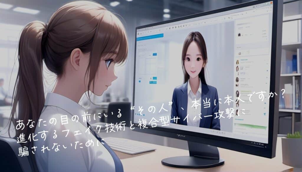 あなたの目の前にいる“その人”、本当に本人ですか？―進化するフェイク技術と複合型サイバー攻撃に騙されないために