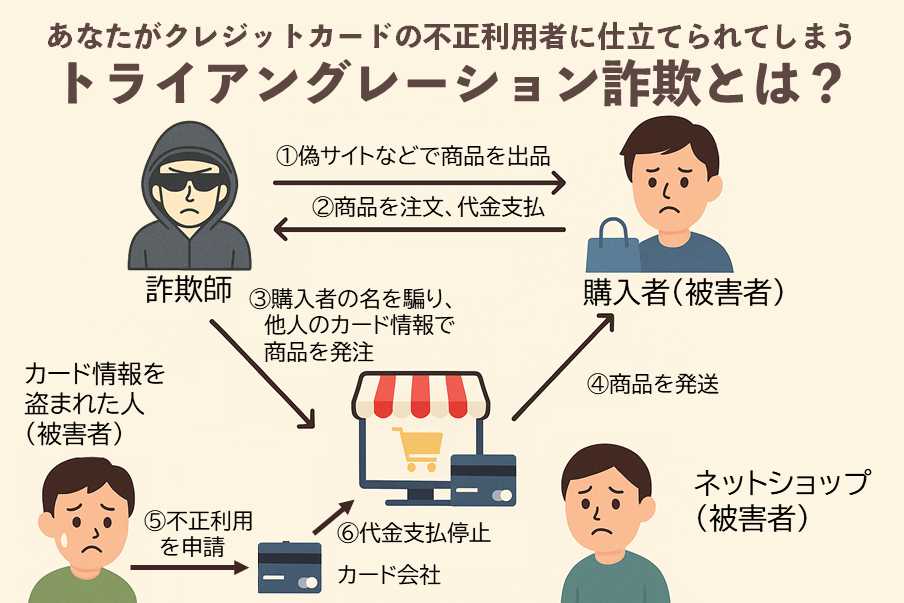 あなたがクレジットカードの不正利用者に仕立てられてしまうトライ暗愚レーション詐欺とは？