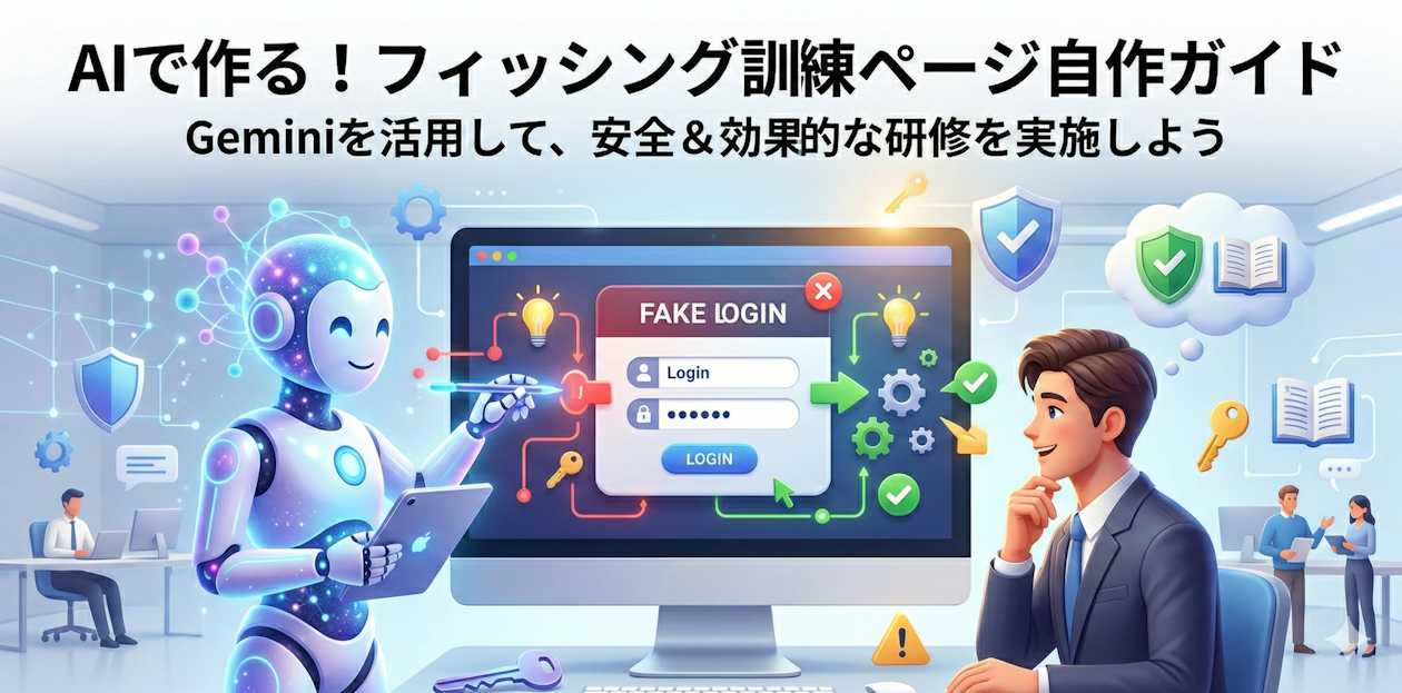 AIで作る！フィッシング訓練ページ作成ガイド